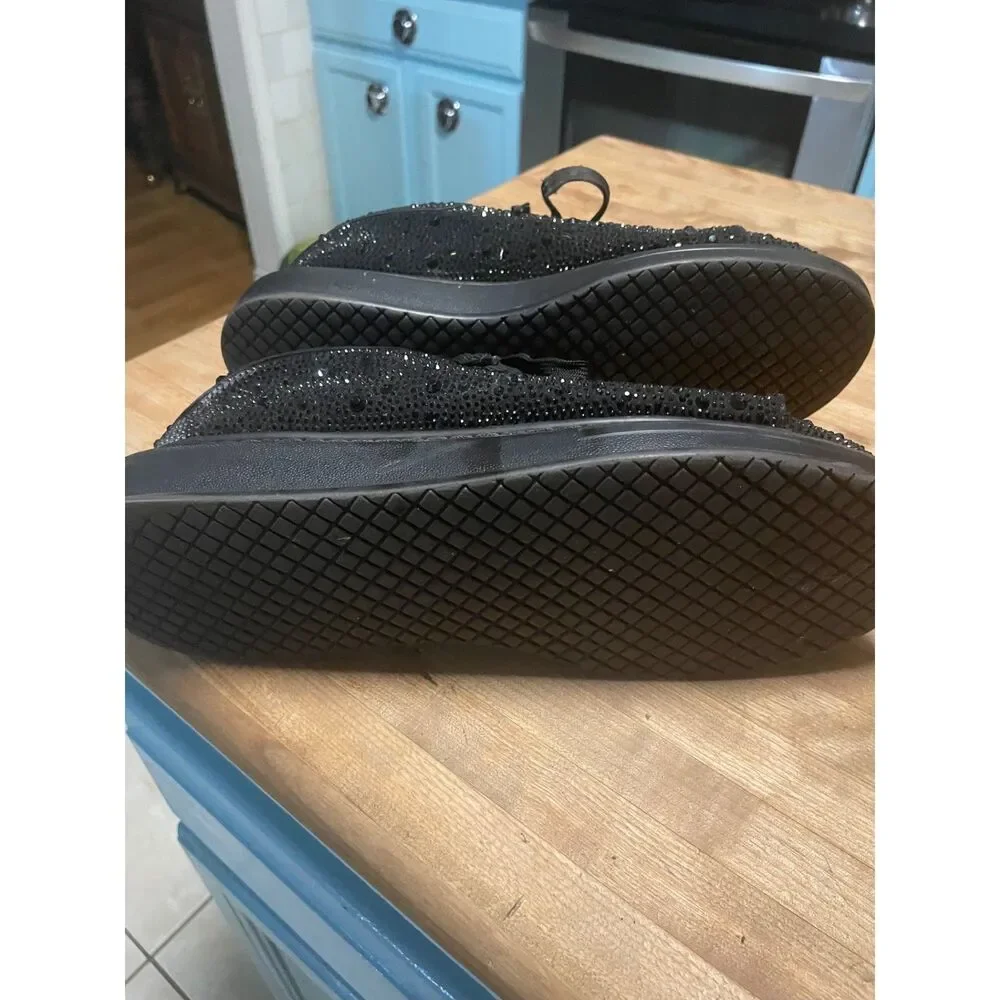 Steve Madden Black diamonds men's tennis shoes size 12